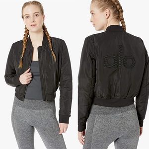 Alo Off Duty crop Bomber Jacket